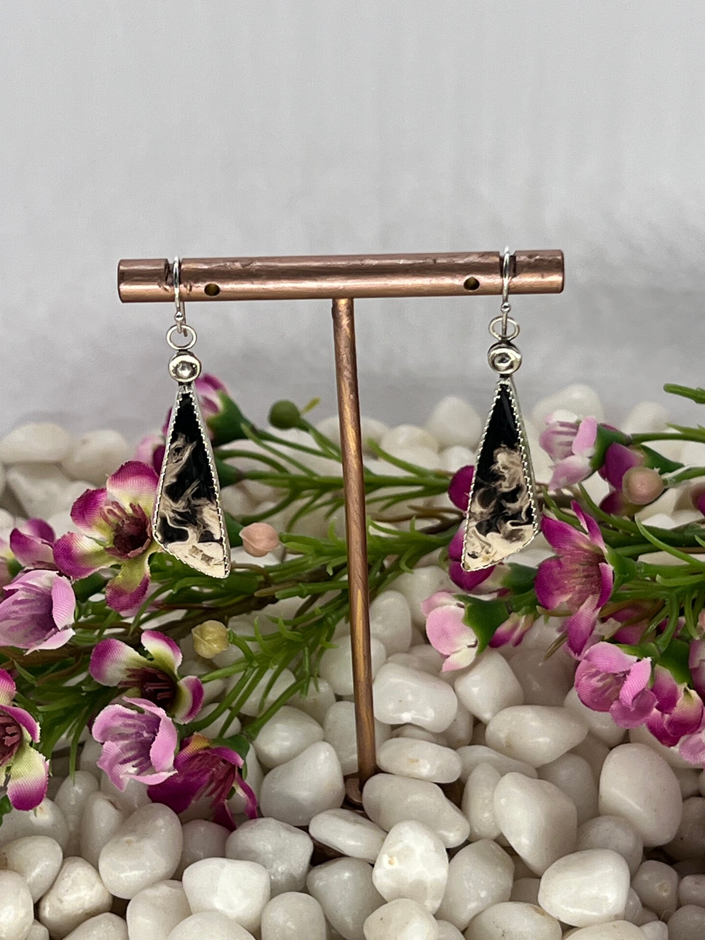 Palm Root Kite Dangle Earrings