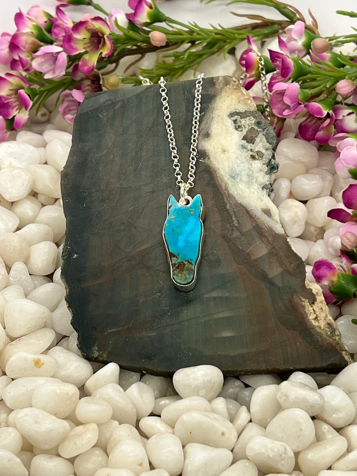Kingman Composite Horse’s Head Necklace