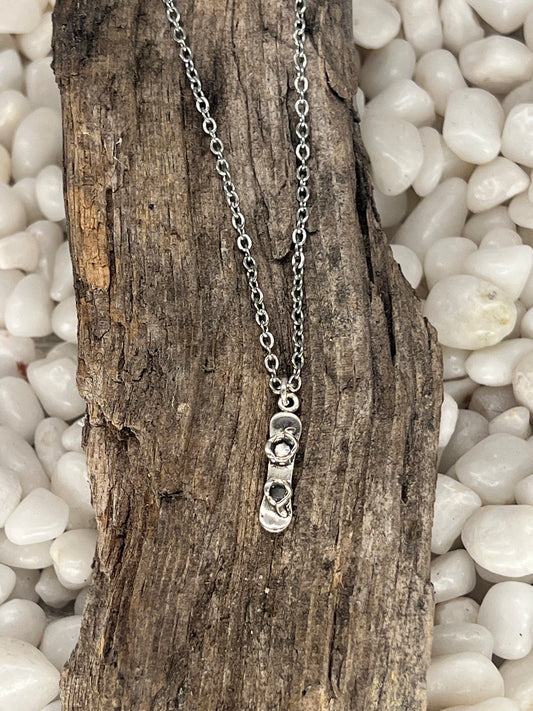 Snowboard Necklace
