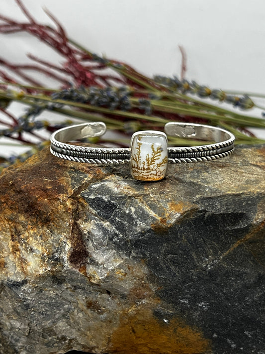 Dendritic Agate Cuff