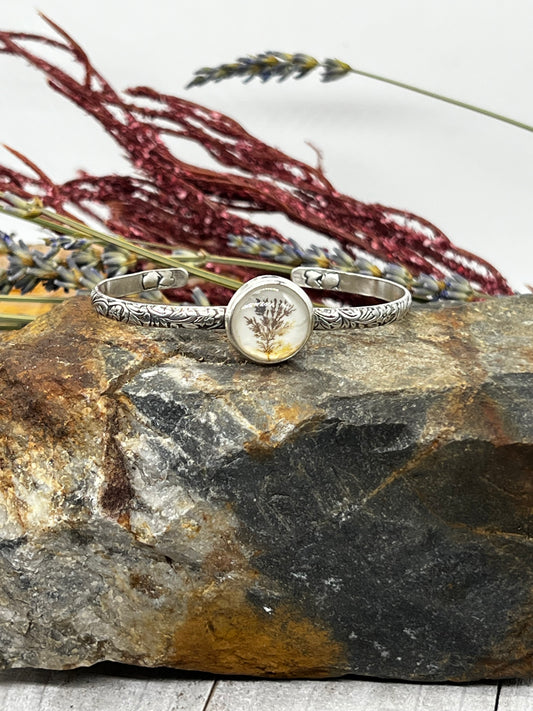 Dendritic Agate Cuff - Round