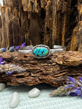 Hubei Turquoise Elongated Oval Cuff
