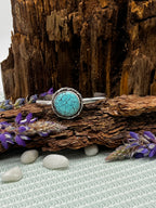 Kingman Turquoise Round Cuff