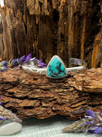 Emerald Canyon Turquoise Triangle Cuff