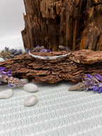 Decorative Hand Stamped Sterling Silver Cuff