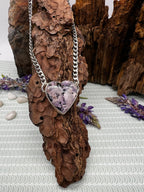 Tiffany Stone Heart Statement Necklace
