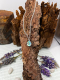 Abalone Teardrop Solitaire Necklace