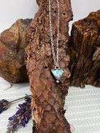 Abalone Triangle Drop Necklace