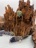 Bamboo Mountain Turquoise Heart Hair Fork