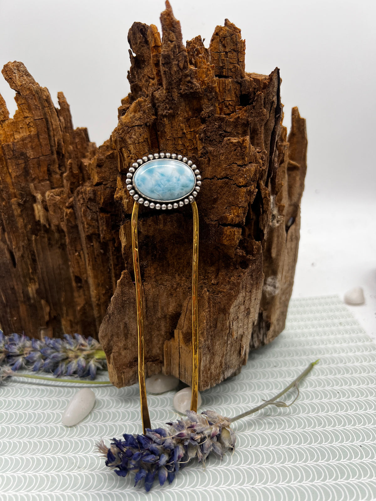 Larimar Hair Fork
