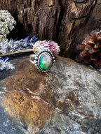 Welo Opal Oval Ring - Size 7.5