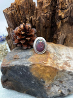 Opal Large Oval Statement Ring - Size 8.5