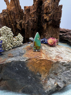 Emerald Valley Turquoise Elongated Triangle Ring - Size 7.5