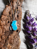 Kingman Turquoise Lake Tahoe Tree Necklace