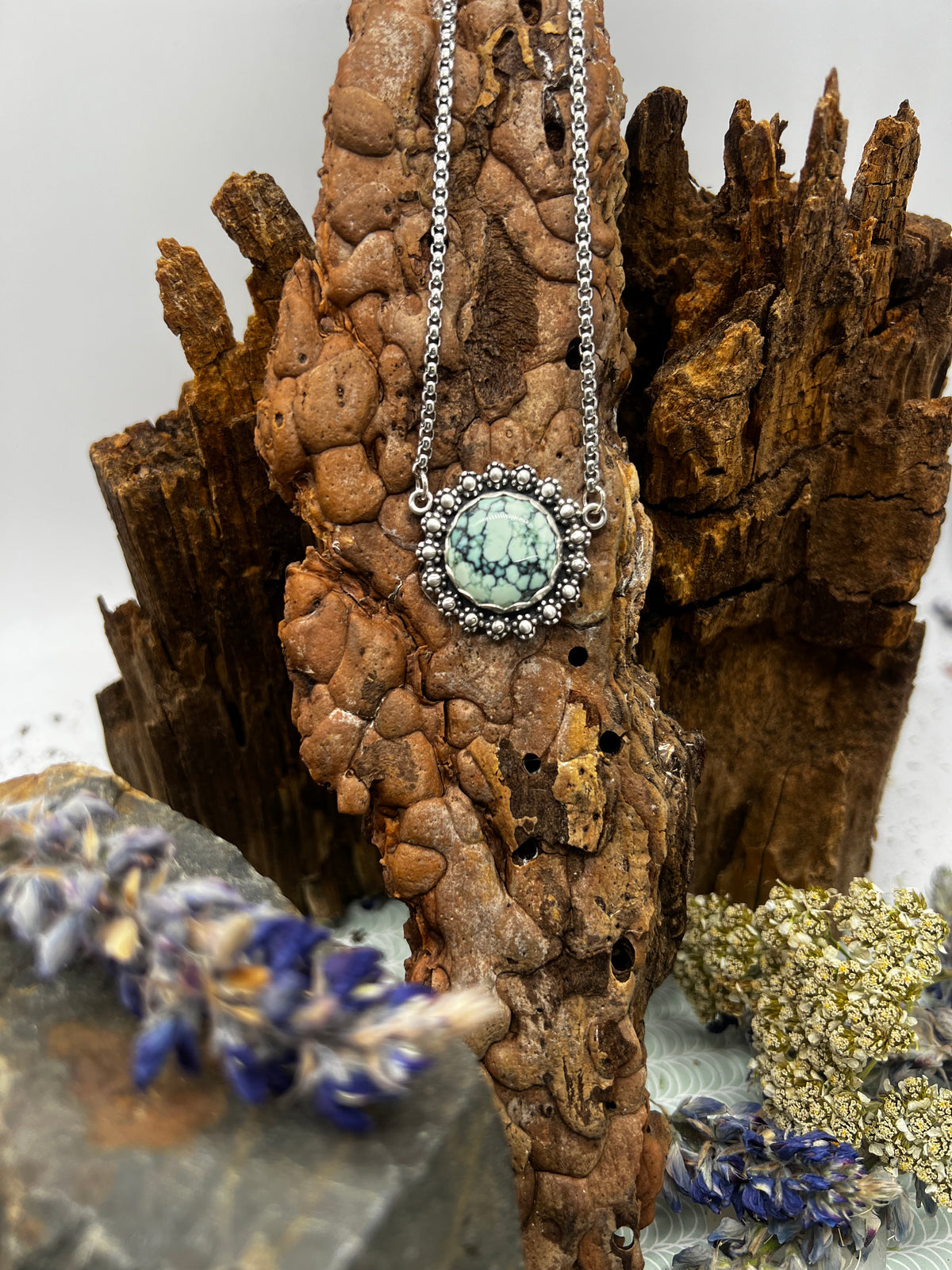 Variscite Round Necklace