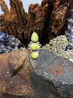 Palomino Turquoise Triple Stone Ring - Size 8.5