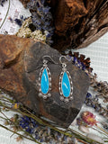 Sleeping Beauty Turquoise Dangle Earrings