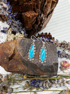 Sleeping Beauty Turquoise Dangle Earrings