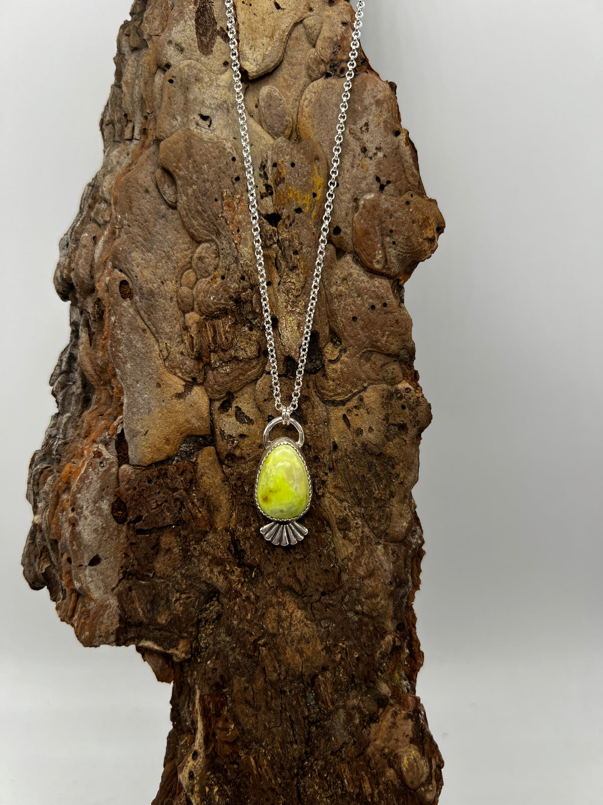 Palomino Turquoise Rounded Teardrop Necklace