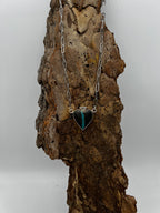 Hubei Bamboo Mtn Turquoise Heart Necklace