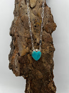 Mina Maria Turquoise Heart Necklace