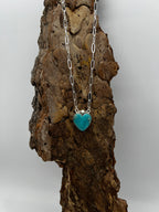 Mina Maria Turquoise Heart Necklace