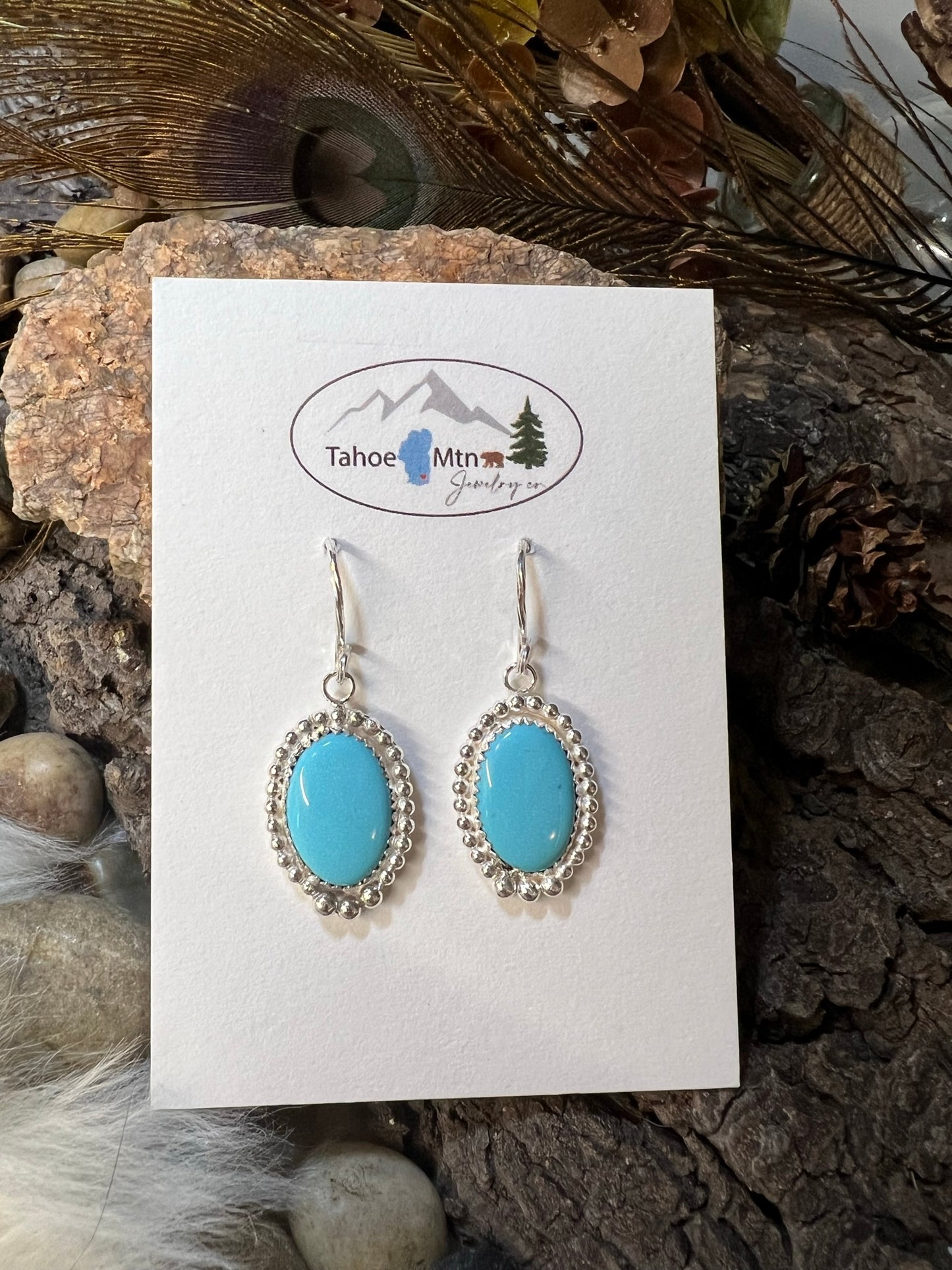 Campitos Turquoise Oval Dangles