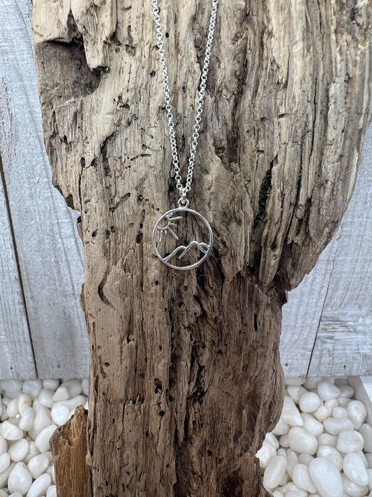 Mountain Sun Necklace