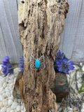 Sleeping Beauty Turquoise Butterfly Necklace