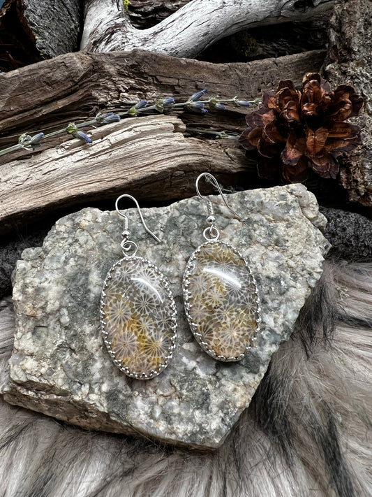 Fossilized Coral Gallery Dangles